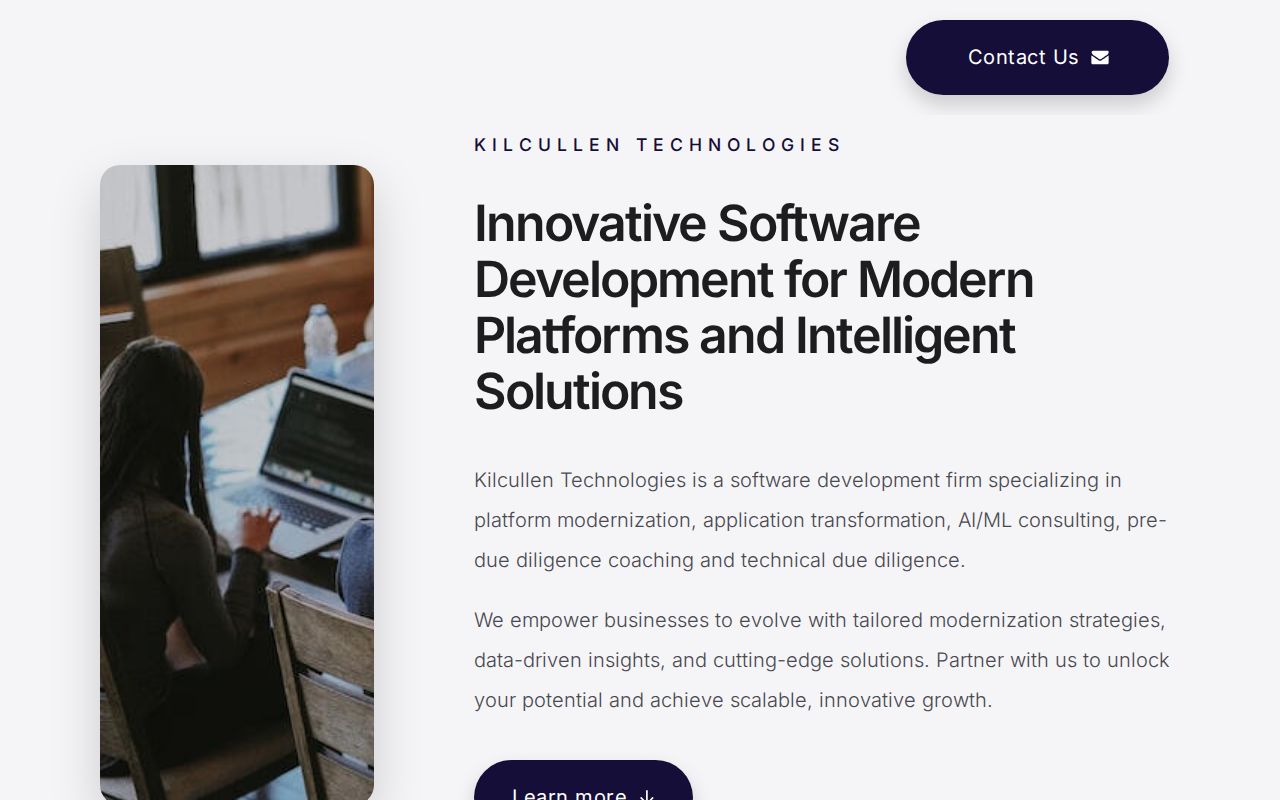 Software engineering consulting and coaching Kilcullen Technologies